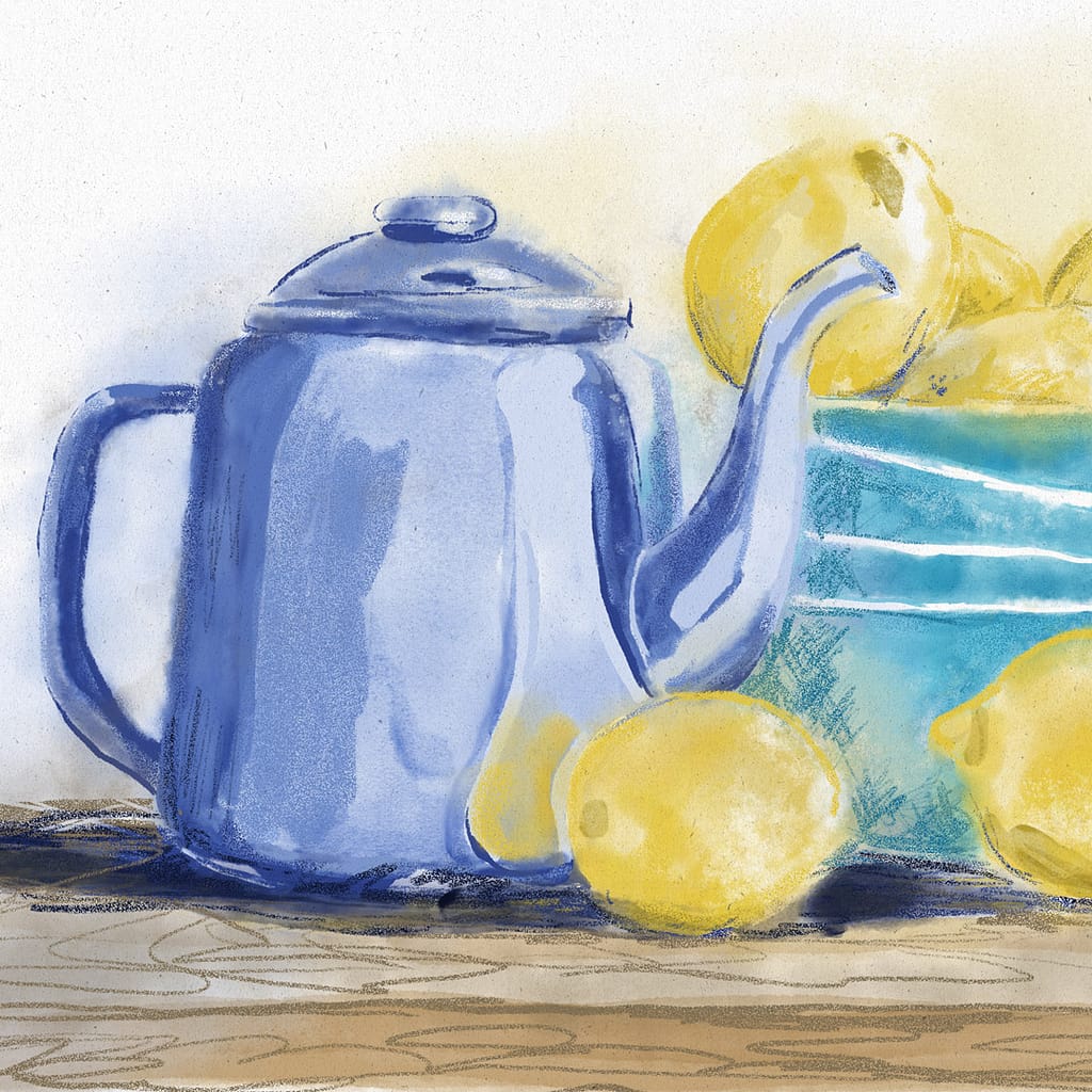 Lemon and tea
